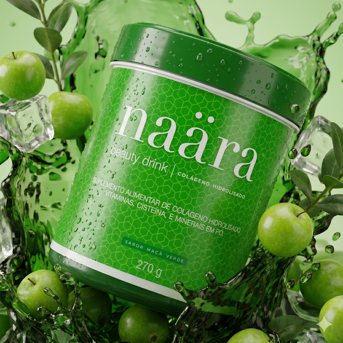 Colágeno Hidrolisado sabor Maçã Verde